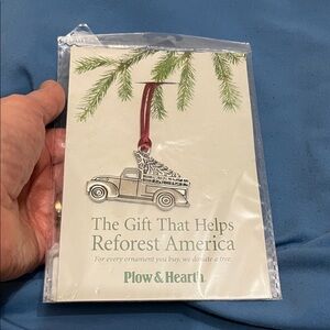 Silver Holiday Ornament